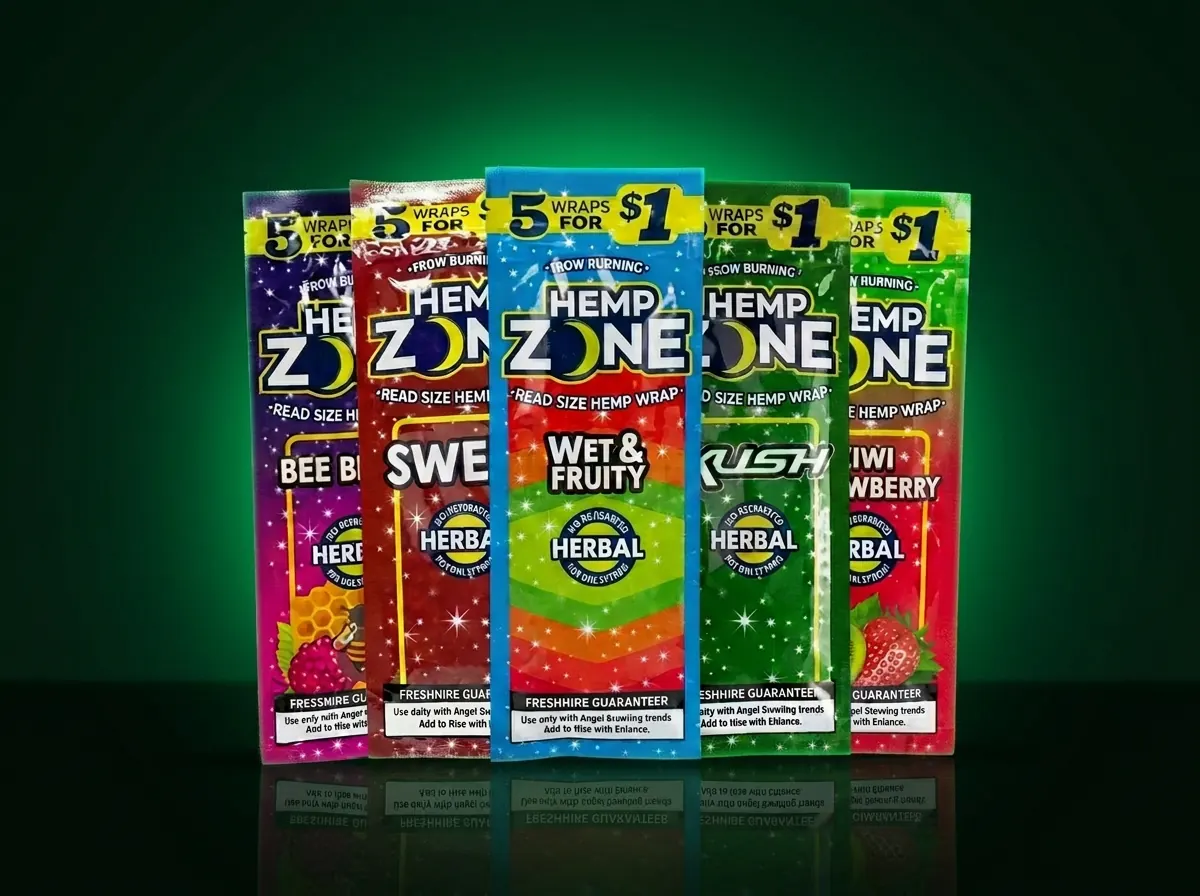 Flavored Wraps — featured products at The Green Leaf
